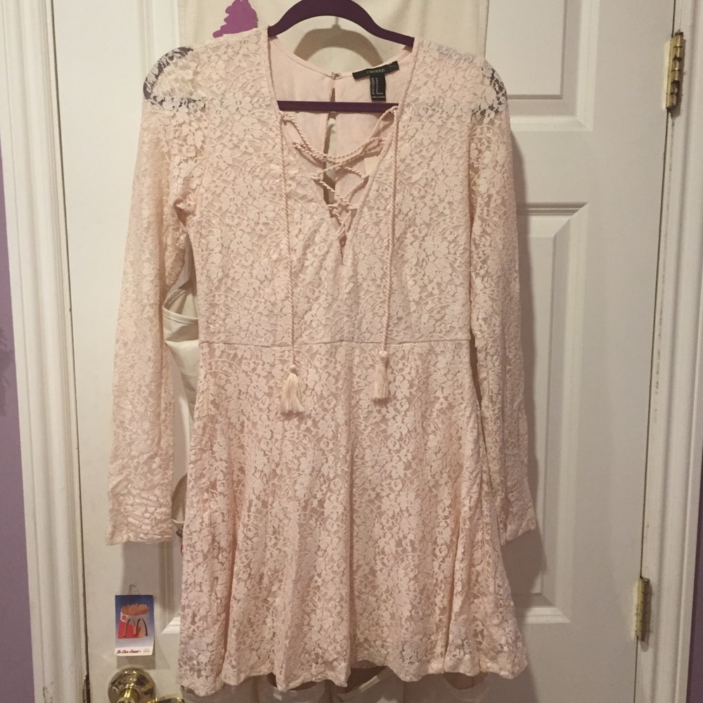 Light pink lacy dress